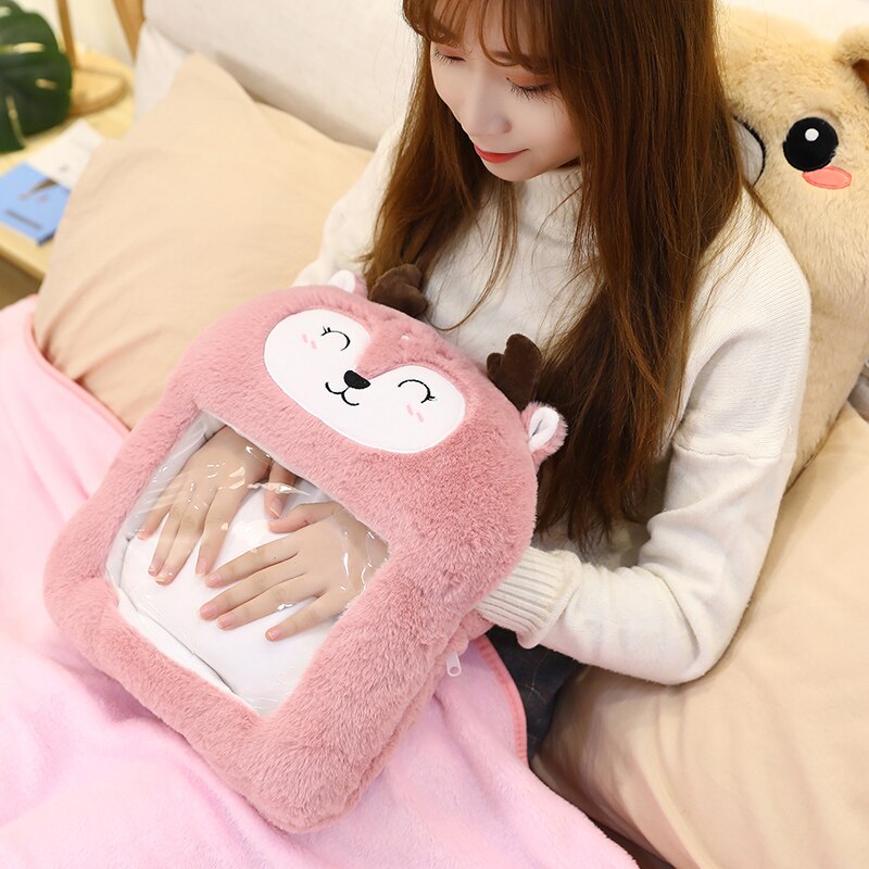 Creative Gaming Cute Hand Warmer Transparent Pillow - Image 6