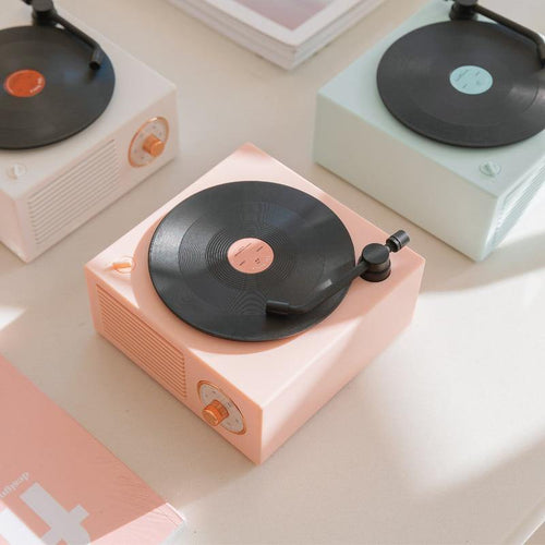 Pastel Vintage Bluetooth Stereo Speaker - Image 0