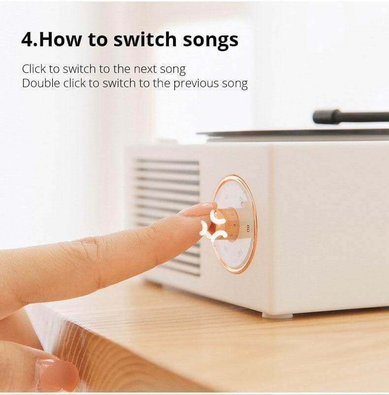 Pastel Vintage Bluetooth Stereo Speaker - Image 11