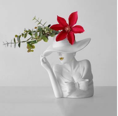 Pretty Woman Figure Flower Pot - Image 4