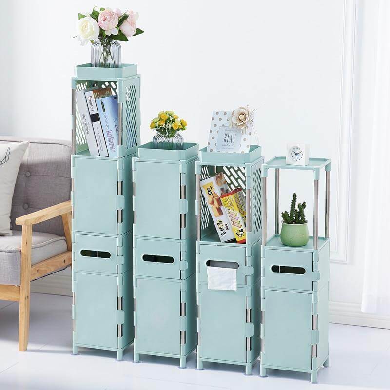 Small Bathroom Floor Cabinet Organizer - Image 0