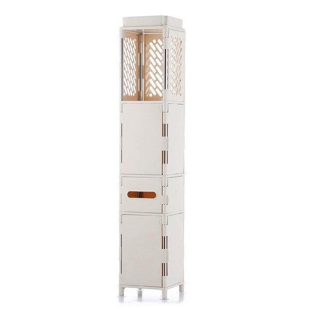 Small Bathroom Floor Cabinet Organizer - Image 13