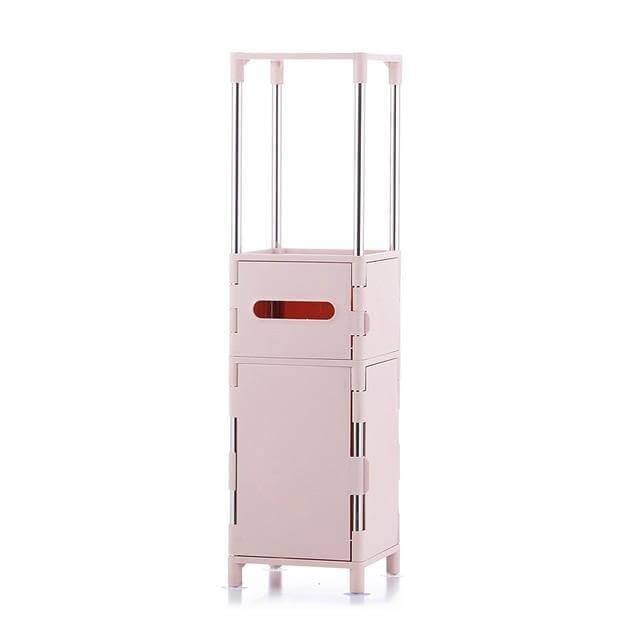 Small Bathroom Floor Cabinet Organizer - Image 5
