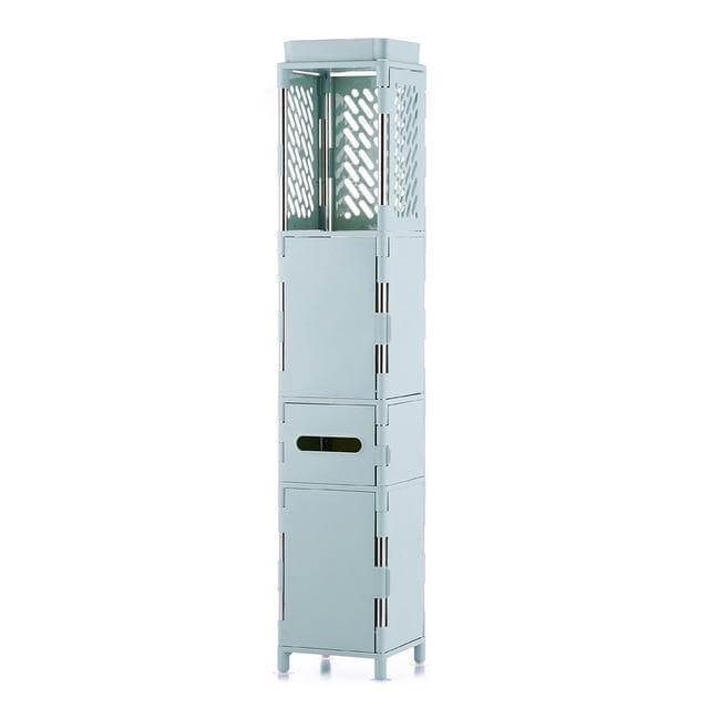 Small Bathroom Floor Cabinet Organizer - Image 11