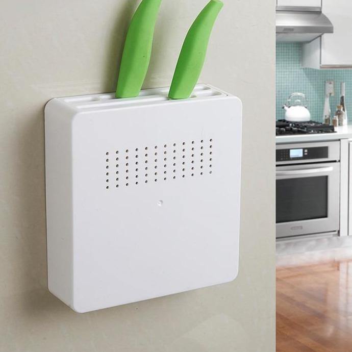 Hidden Kitchen Cabinet Knife Holder - Image 1