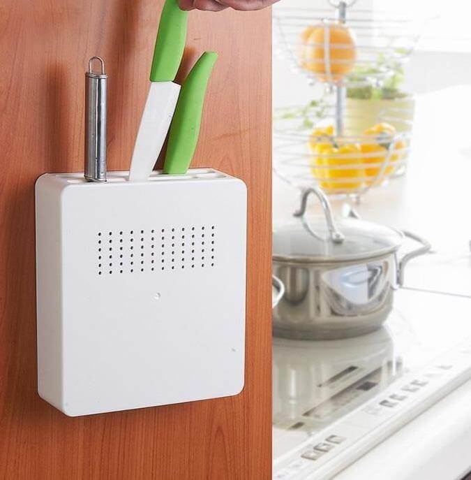 Hidden Kitchen Cabinet Knife Holder - Image 2