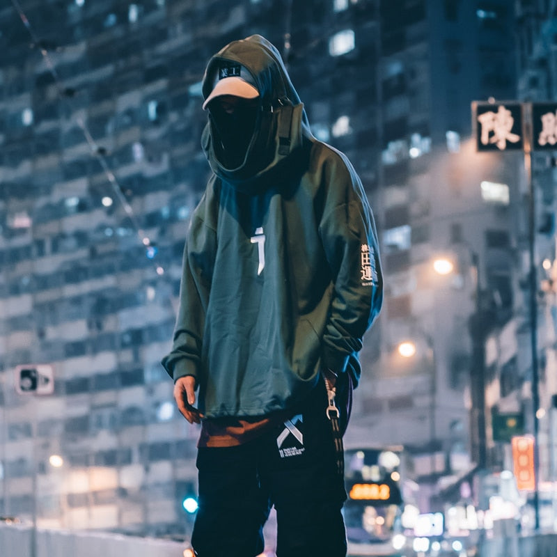 Japanese Style Oversize Hip Hop Hoodie - Image 1