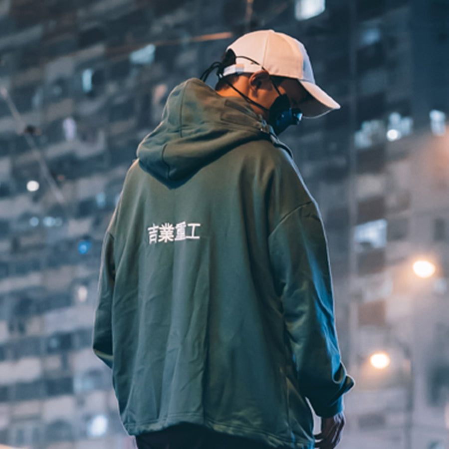 Japanese Style Oversize Hip Hop Hoodie - Image 2