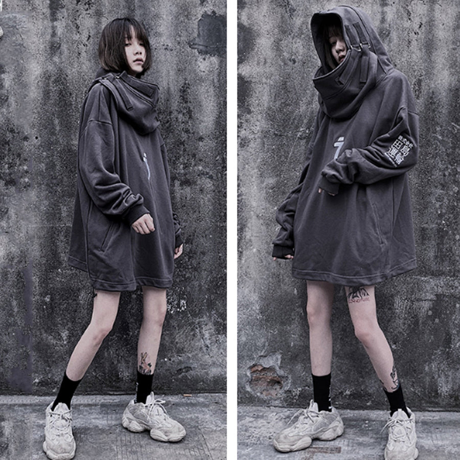 Japanese Style Oversize Hip Hop Hoodie - Image 5