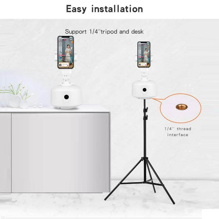 360 Rotation Face Tracking Smartphone Holder - Image 2