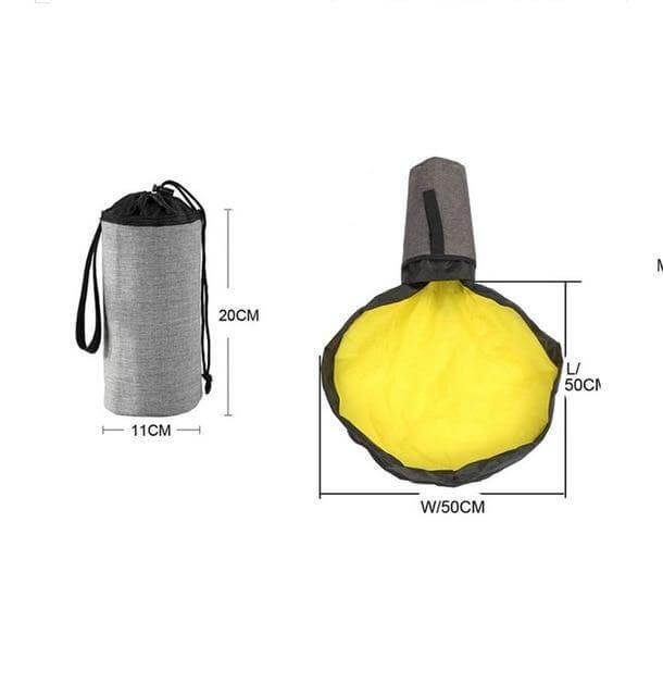 Portable Toy Easy Clean-up Storage Organizer Bag - Image 17