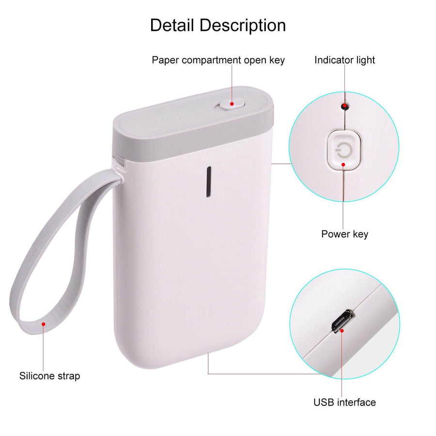 Portable Mini Wireless Label Pocket Printer - Image 7
