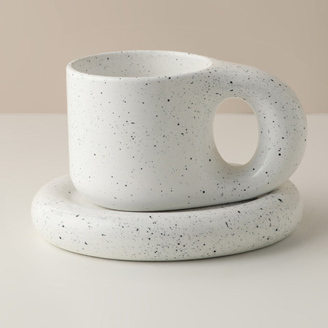 Nordic Ceramic Handle Handmade Mug - Image 11
