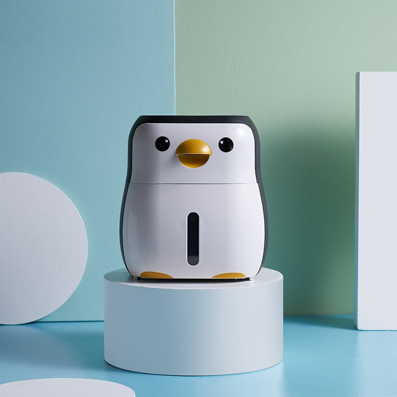Penguin Bathroom Storage Box Toilet Paper Holder - Image 2