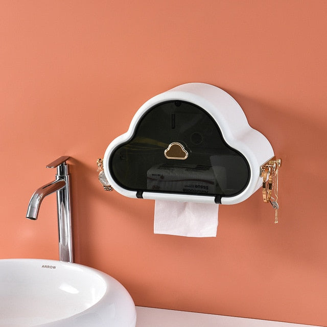 Punch-Free Wall Mounted Waterproof Toilet Paper Holder - Image 2