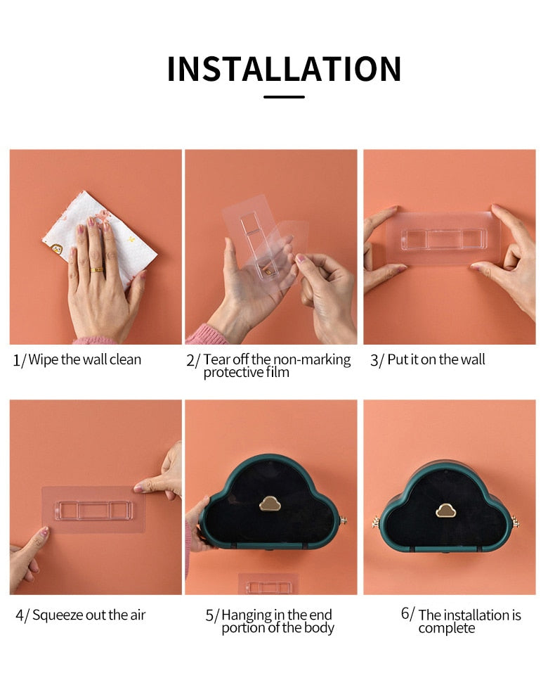 Punch-Free Wall Mounted Waterproof Toilet Paper Holder - Image 8