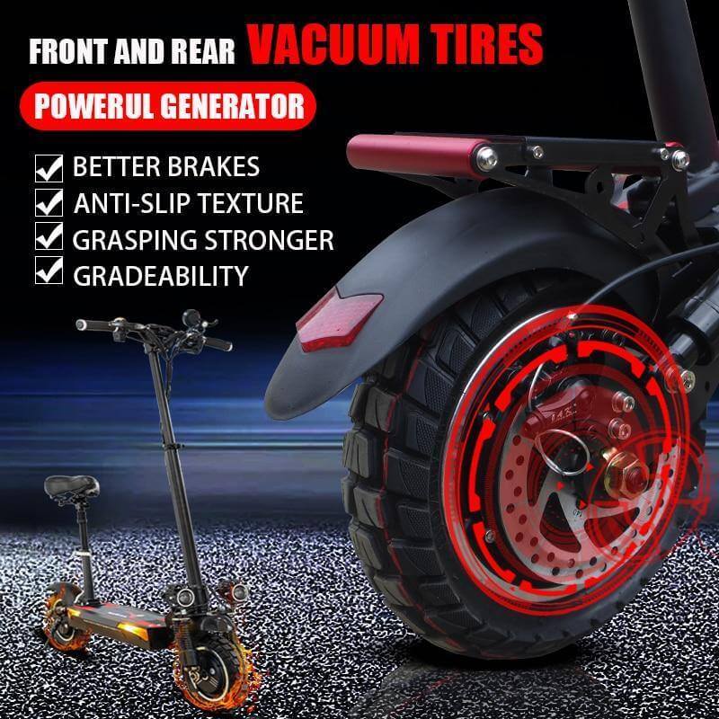800W Dual Electric Motor Scooter with Seat - Image 3