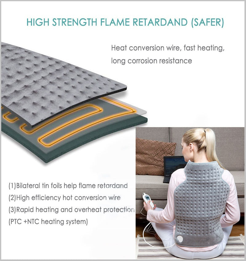 Electric Neck Shoulder Auto Heating Pad - Image 7