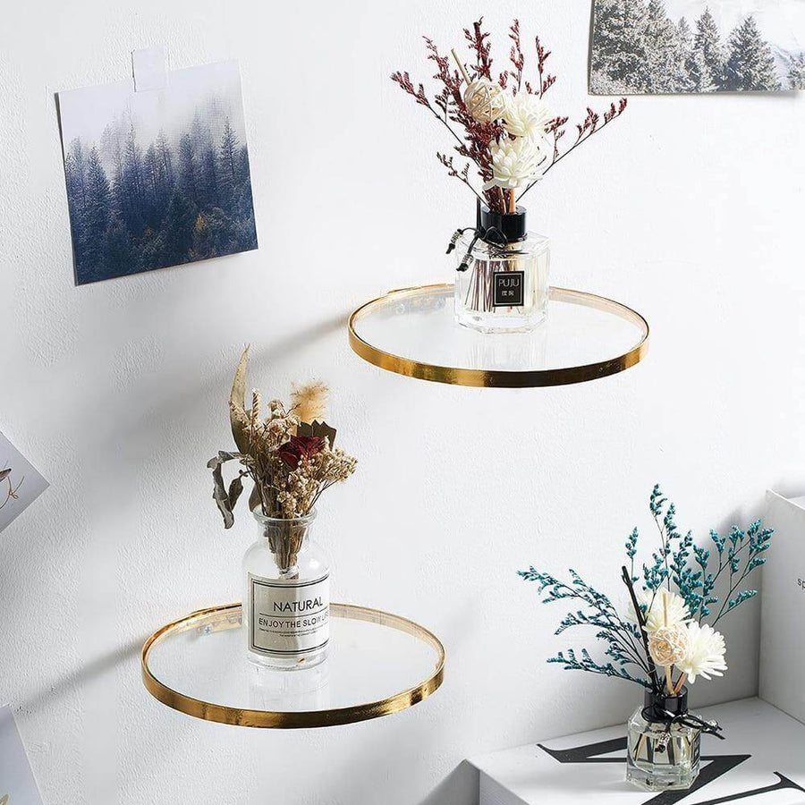 Nordic Ledge Mount Wall Glass Shelf - Image 7