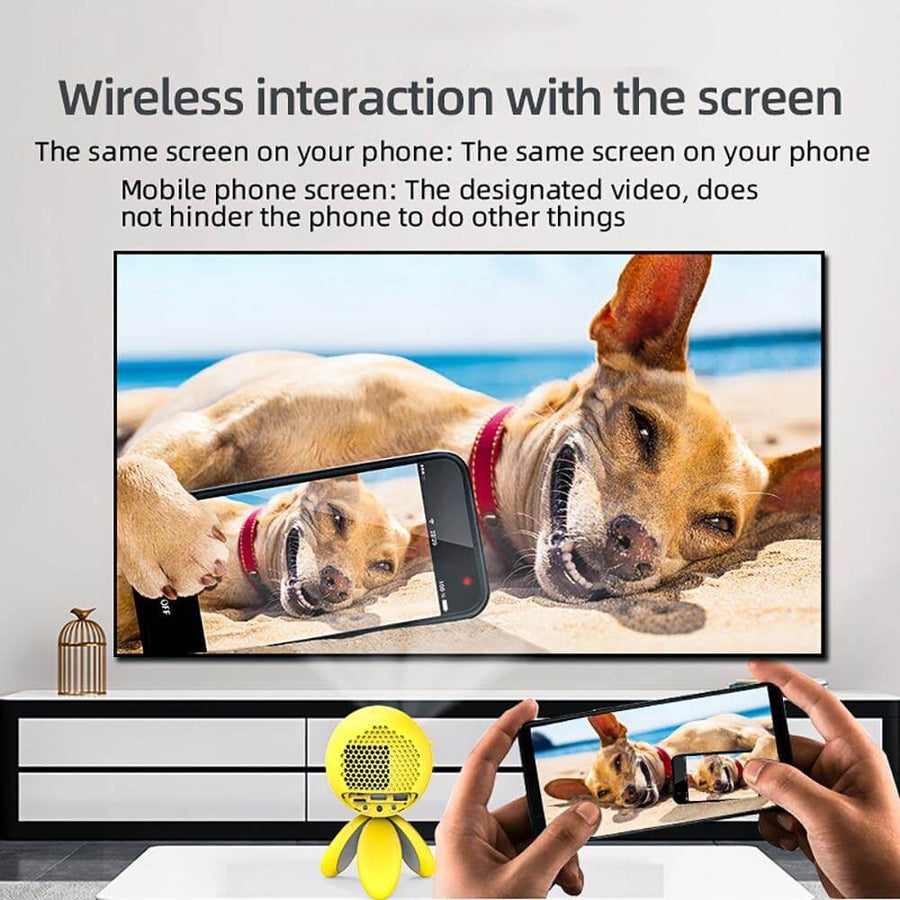 1080P Portable LED Home Mini Projector - Image 3