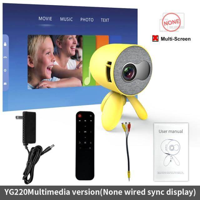 1080P Portable LED Home Mini Projector - Image 7