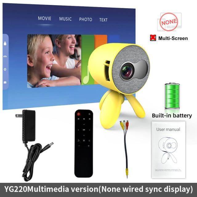 1080P Portable LED Home Mini Projector - Image 5