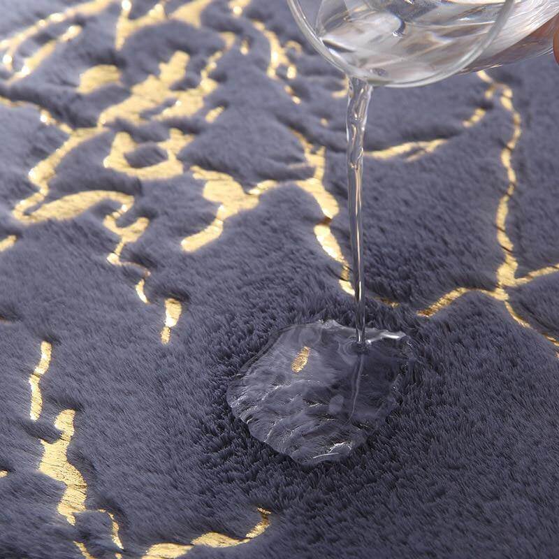 Soft Modern Non-Slip Soft Absorbent Bathroom Fluffy Mat - Image 3