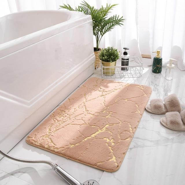 Soft Modern Non-Slip Soft Absorbent Bathroom Fluffy Mat - Image 8