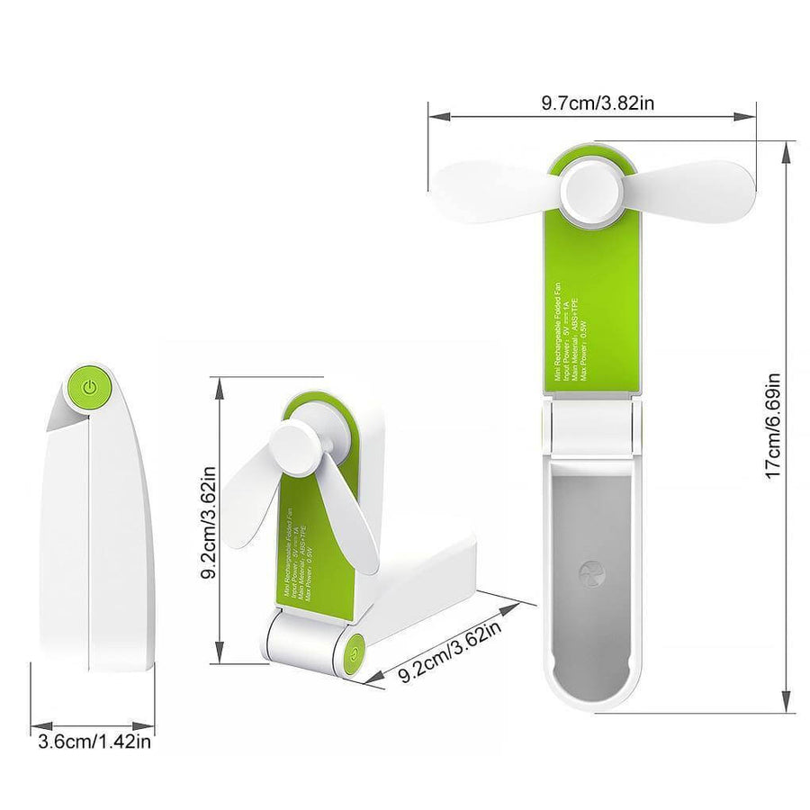 Rechargeable Portable Foldable Mini Fan - Image 9