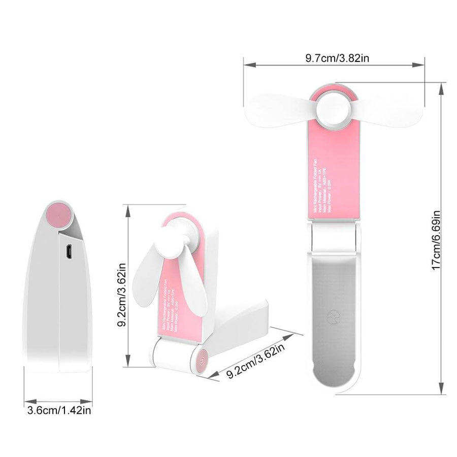 Rechargeable Portable Foldable Mini Fan - Image 13