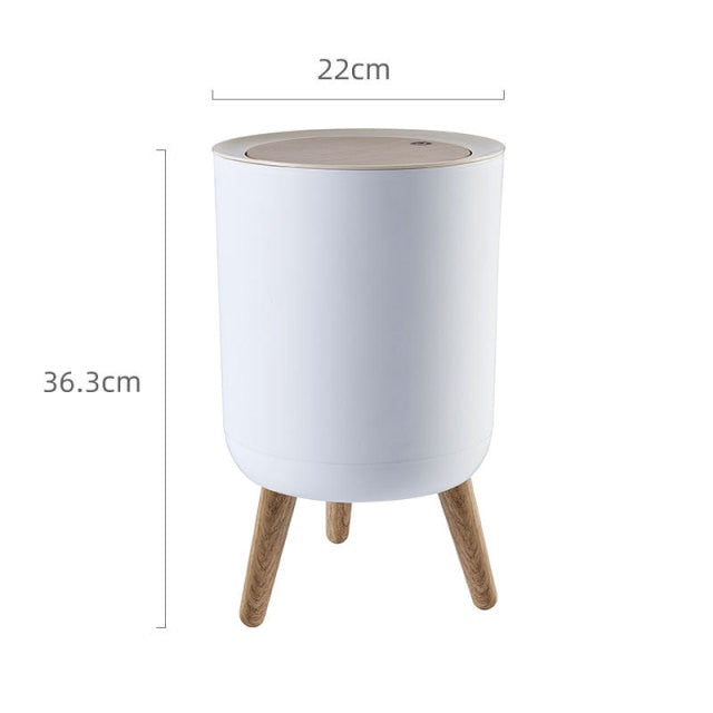 Nordic Style Elegant One Touch Trash Can - Image 3