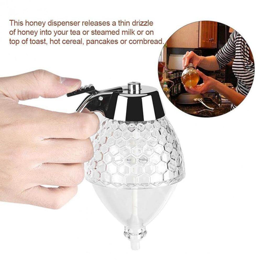 Honeycomb Jar Honey Dispenser - Image 1