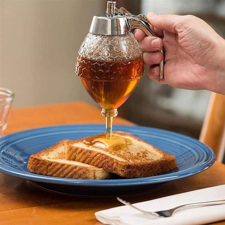 Honeycomb Jar Honey Dispenser - Image 0
