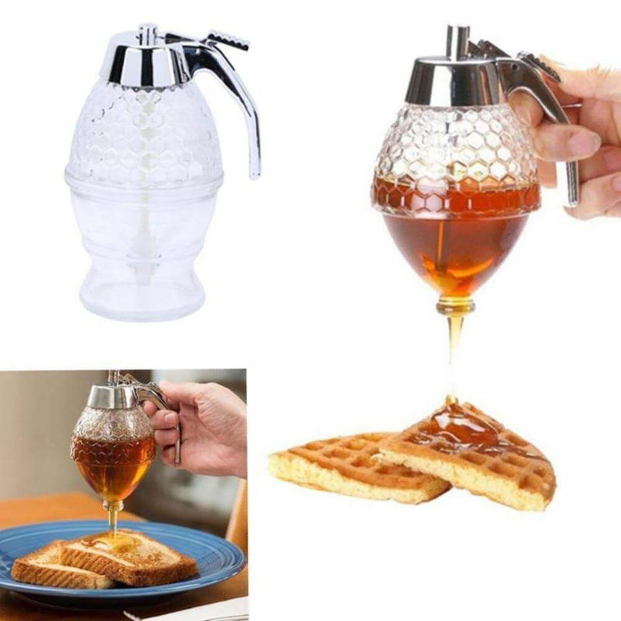 Honeycomb Jar Honey Dispenser - Image 4