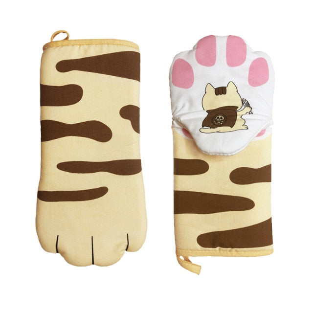 Cute Cat Paws Oven Mitts - Image 5