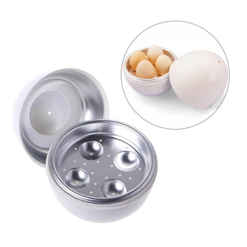 Easy Quick Microwave Egg Steamer Boiler - Image 1