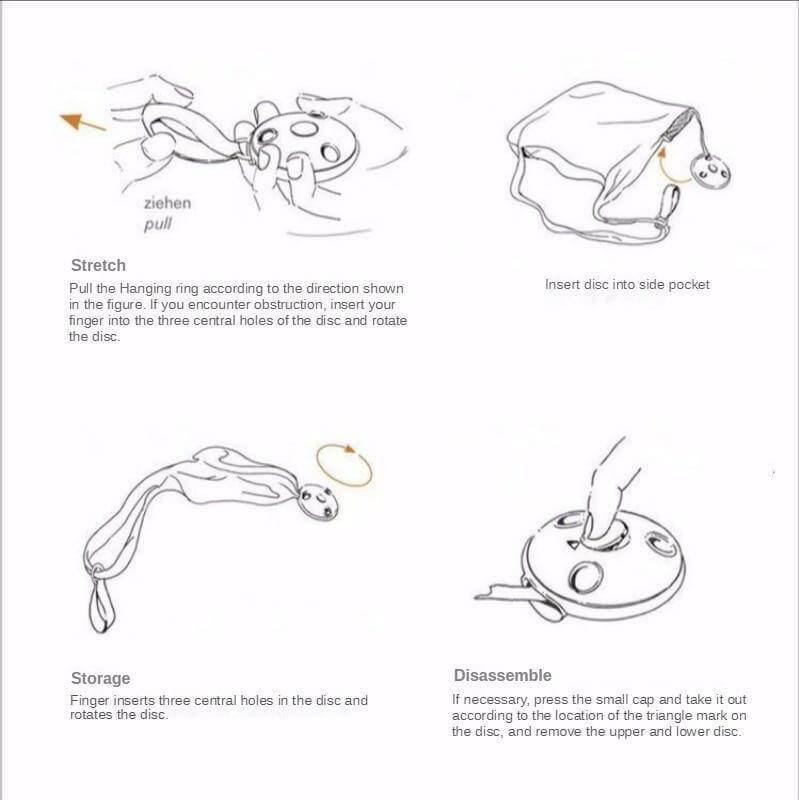 Foldable Eco-Friendly Shopping Bag Disc - Image 3
