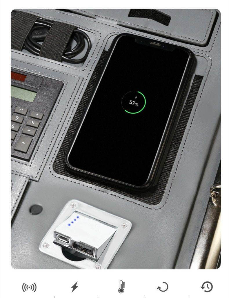 Leather Multifunctional PowerBank Notebook - Image 4