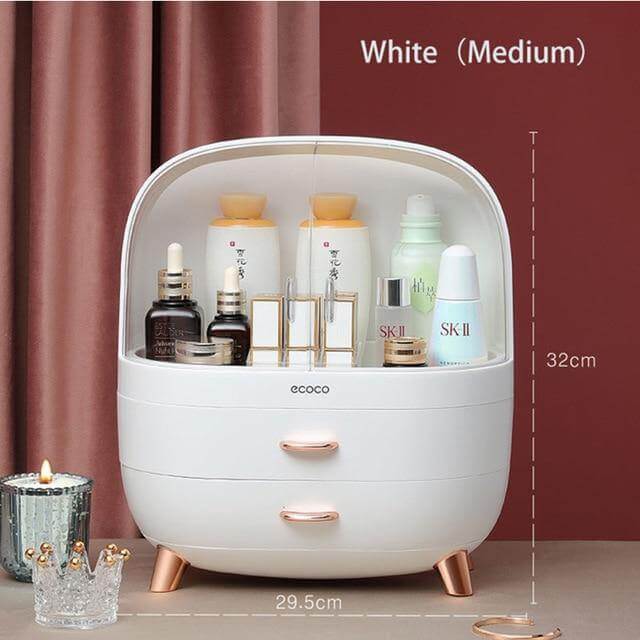 Large Capacity Elegant MakeUp Drawer Organizer Storage Box - Image 2