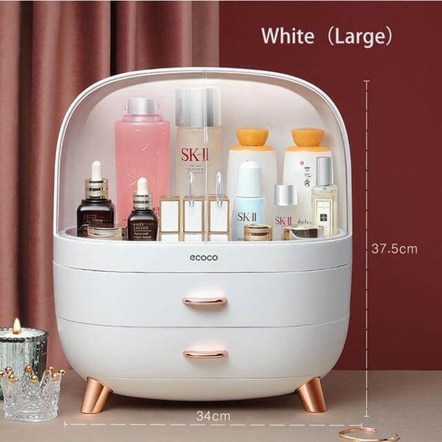 Large Capacity Elegant MakeUp Drawer Organizer Storage Box - Image 4