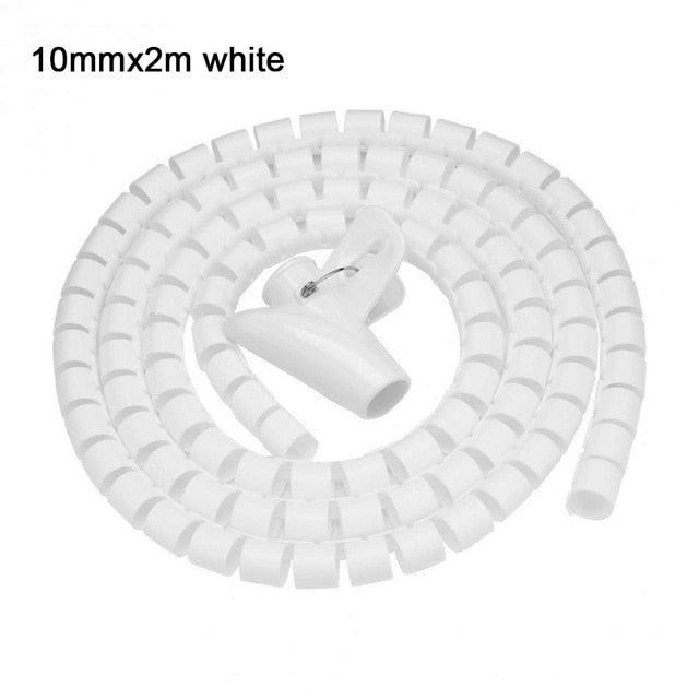 2pcs Flexible Spiral Cable Storage Organizer - Image 15