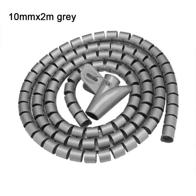 2pcs Flexible Spiral Cable Storage Organizer - Image 11