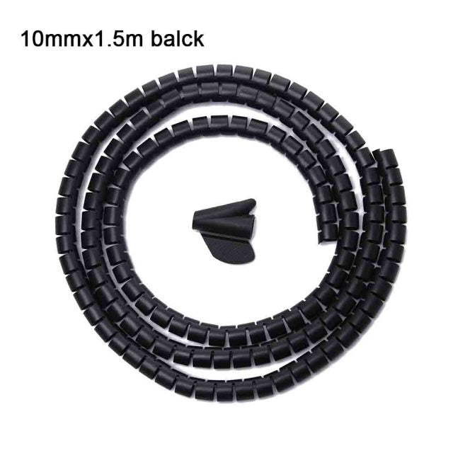 2pcs Flexible Spiral Cable Storage Organizer - Image 1