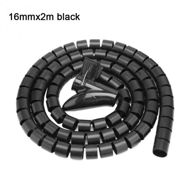 2pcs Flexible Spiral Cable Storage Organizer - Image 12