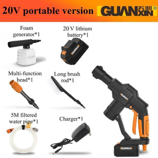 Portable Cordless Rechargable Electric Car Washer - Image 7