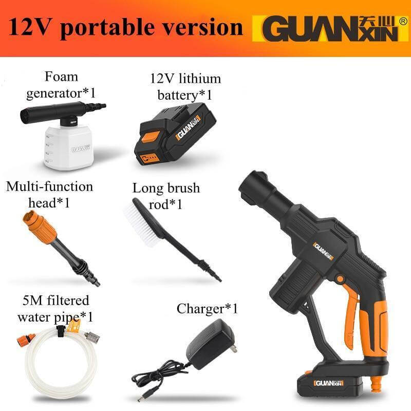 Portable Cordless Rechargable Electric Car Washer - Image 6