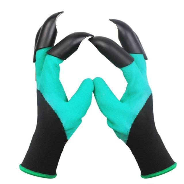 Garden Rubber Gloves with Fingertips Claws - Image 15