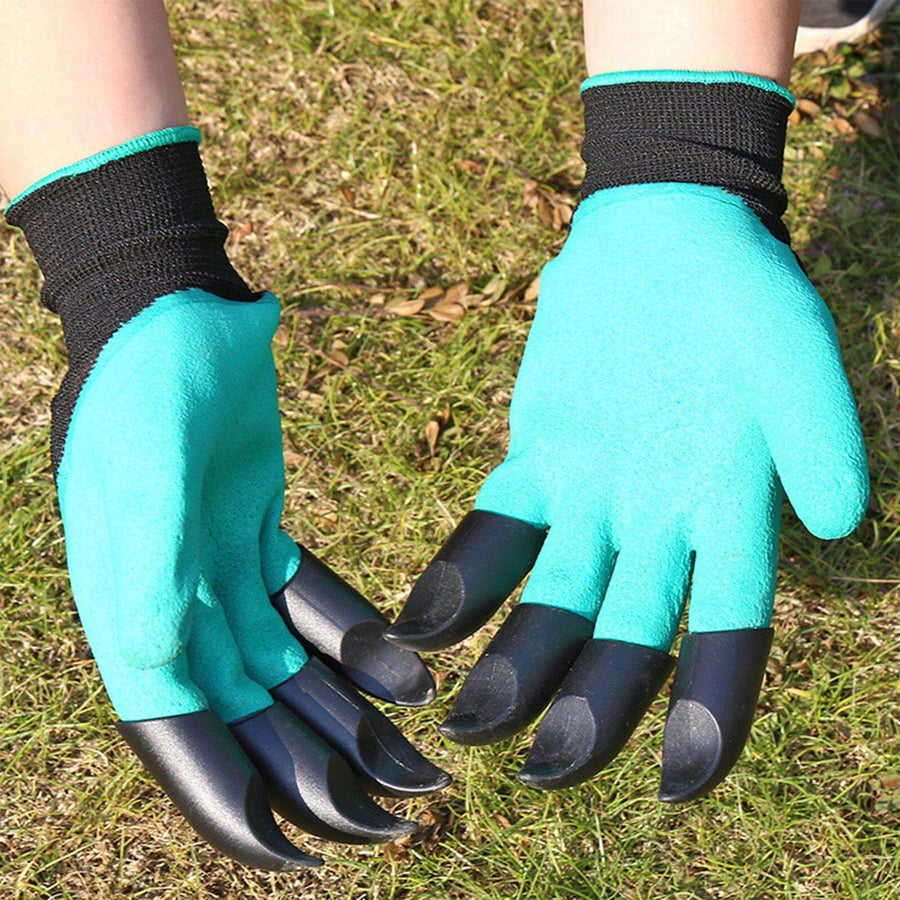 Garden Rubber Gloves with Fingertips Claws - Image 7