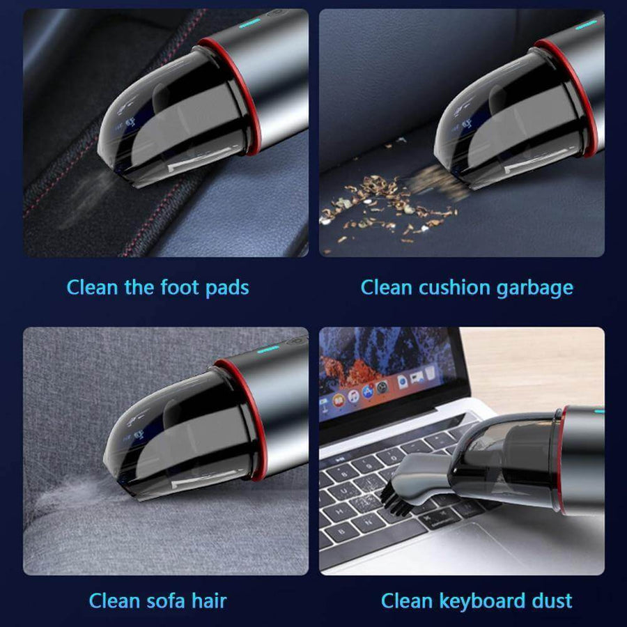 Mini Portable Powerful Wireless Vacuum Car Cleaner - Image 1