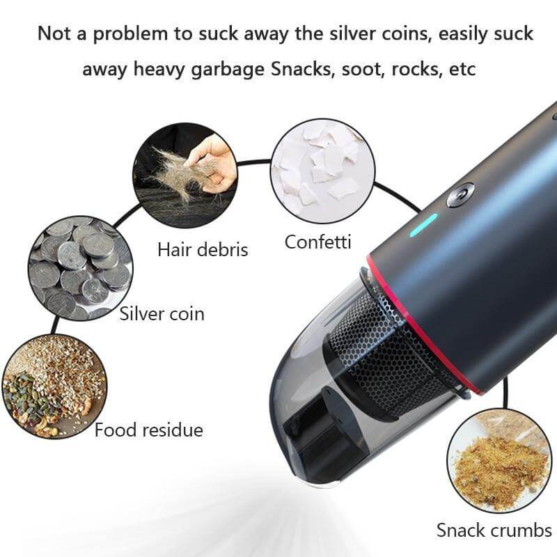 Mini Portable Powerful Wireless Vacuum Car Cleaner - Image 7